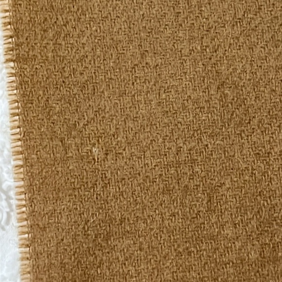 Saks Fifth Avenue Black Label Camel Wool Poncho with Fringe - Picture 5 of 6